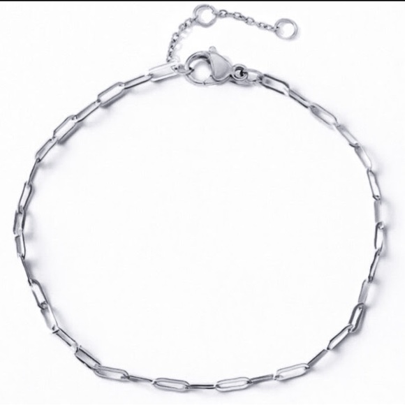 ⚜️𝟯𝟬%𝗢𝗙𝗙 𝗯𝘂𝗻𝗱𝗹𝗲𝘀 𝟯+⚜️ NEW Paperclip Steel Bracelet - Picture 12 of 16